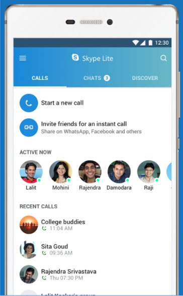 Skype Lite Android